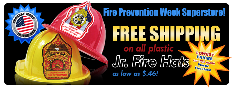 plastic fire hats