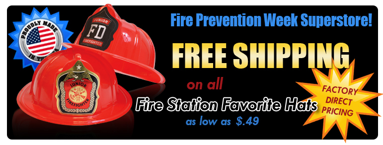 plastic fire hats